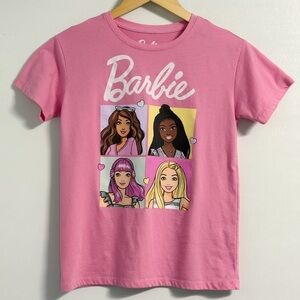 Barbie Dreamtopia Pink Graphic Tee | Kids Medium | Short Sleeve Character Top